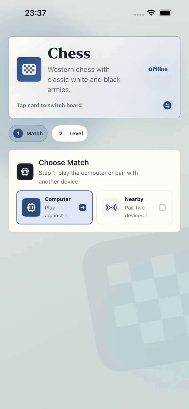 Alt Offline Chess app screenshot