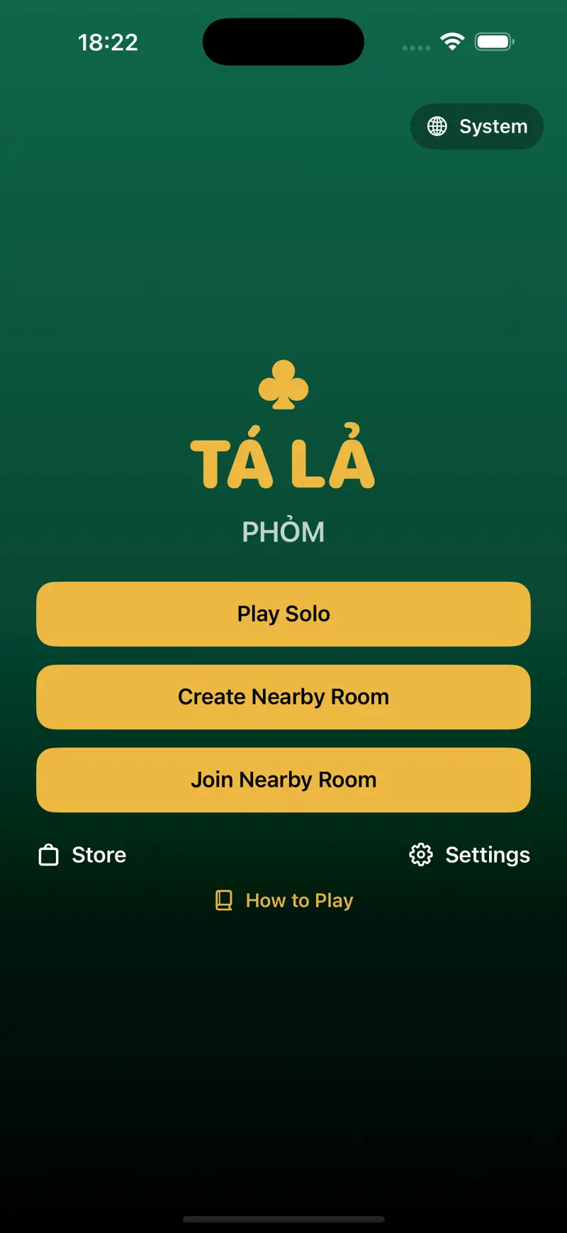 Tá Lả app screenshot